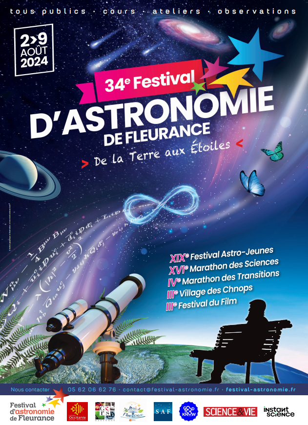 Affiche Festival d'Astronomie de Fleurance